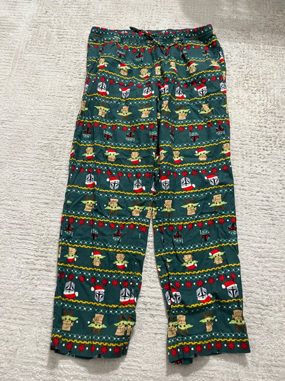 Hanna Anderson Star Wars Mandalorian Christmas Pajama Pants